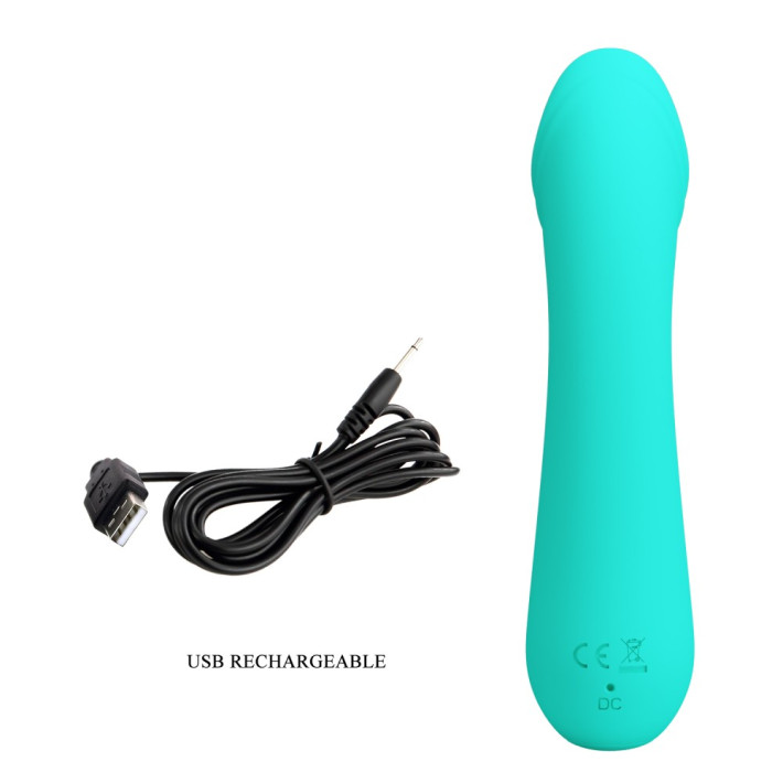 Vibrator Punctul G Cetus, Verde, 15 Cm 3