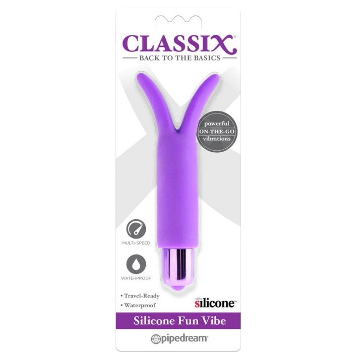 Vibrator Silicone Fun Vibe, Mov, 12.5 Cm 2
