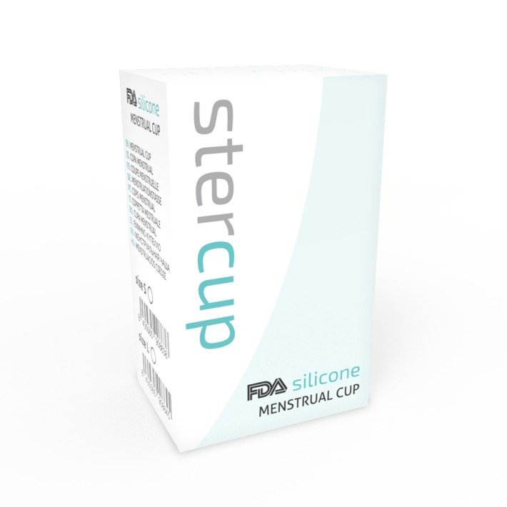 Cupa Menstruala Silicon Stercup Marimea L Turcoaz 4