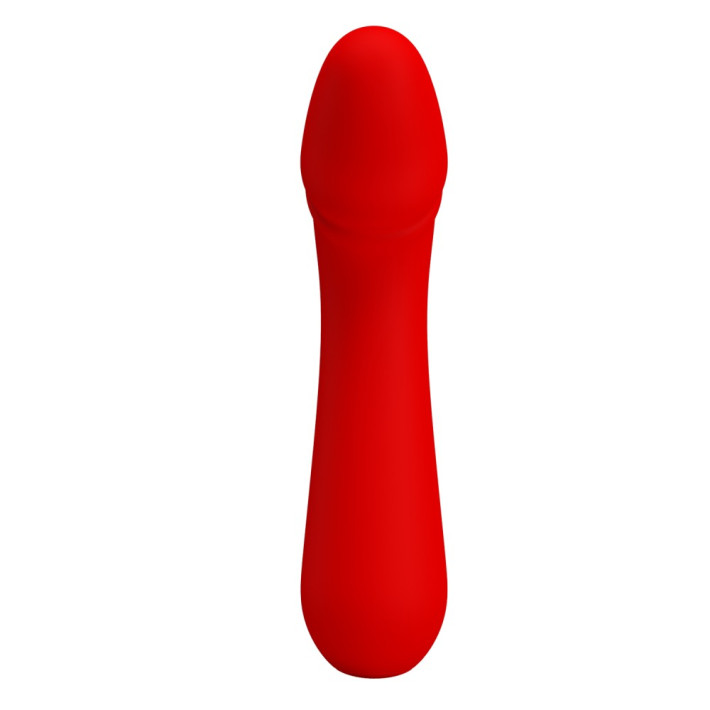 Vibrator Punctul G Cetus, Rosu, 15 Cm 7