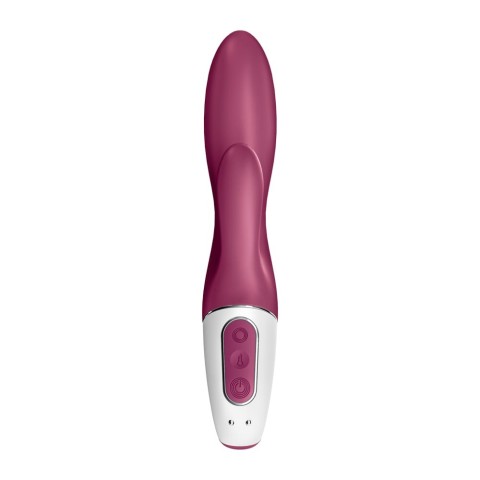 stimulator, Vibrator Rabbit Heated Affair, Bordo, 20 Cm, pasiune.ro