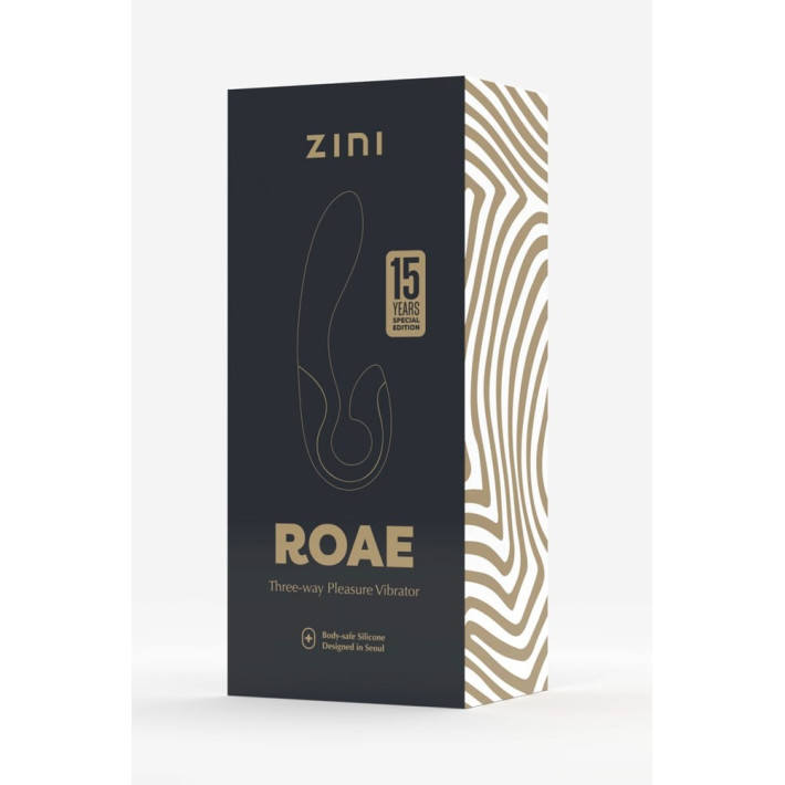 Zini Roae Se Three-way Pleasure Vibrator Black Gold_b0o50_4 12