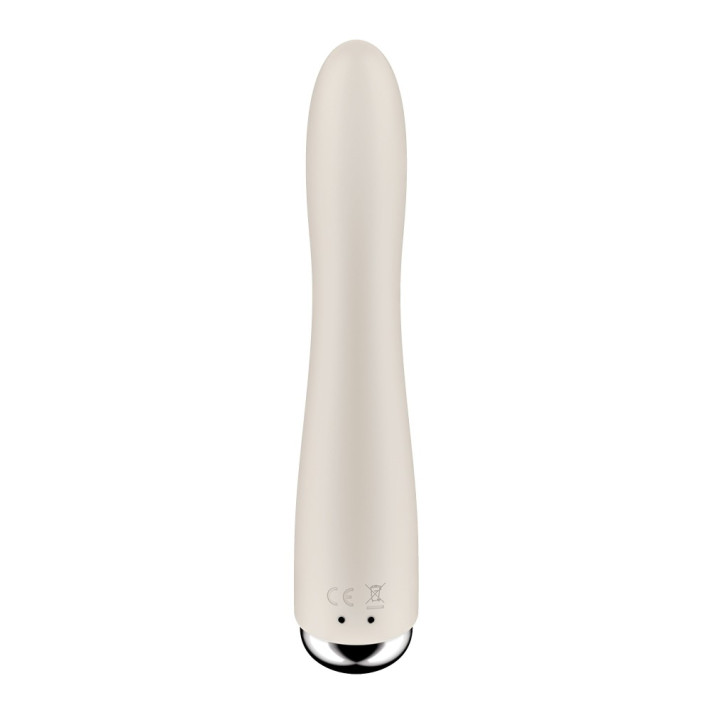 Vibrator Cu Rotatii Spinning Vibe 1, Ivory, 17,8 Cm 4