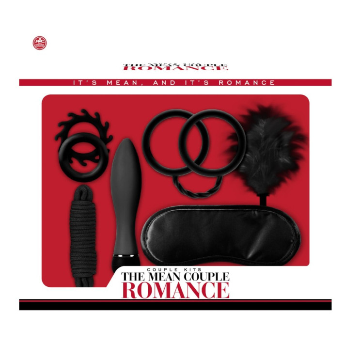 Set Accesorii Erotice The Mean Couple Romance Ii, Negru, 7 Piese 2