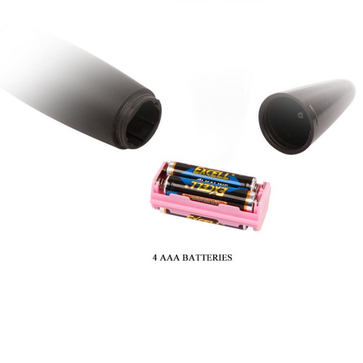 Vibrator Bagheta Power Wand, Negru, 25 Cm 4