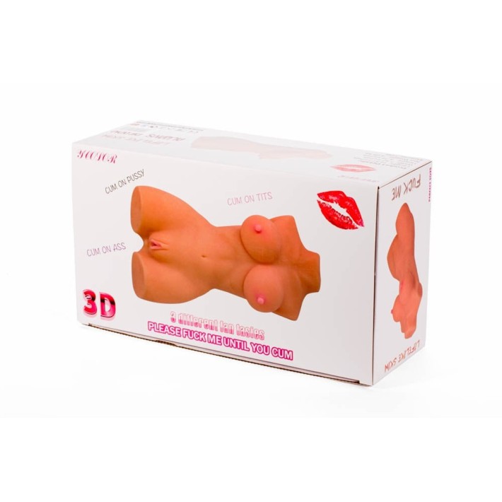 Masturbator 2-in-1 Double Hole 3d Vi 7