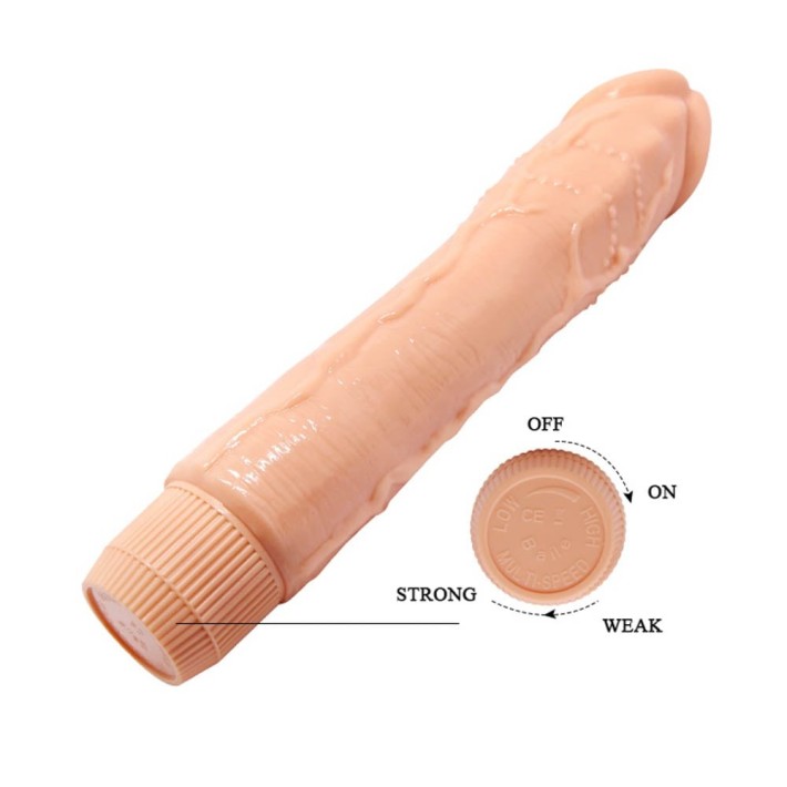 Vibrator Realistic Barbara Dybbuk, Natural, 24 Cm 2