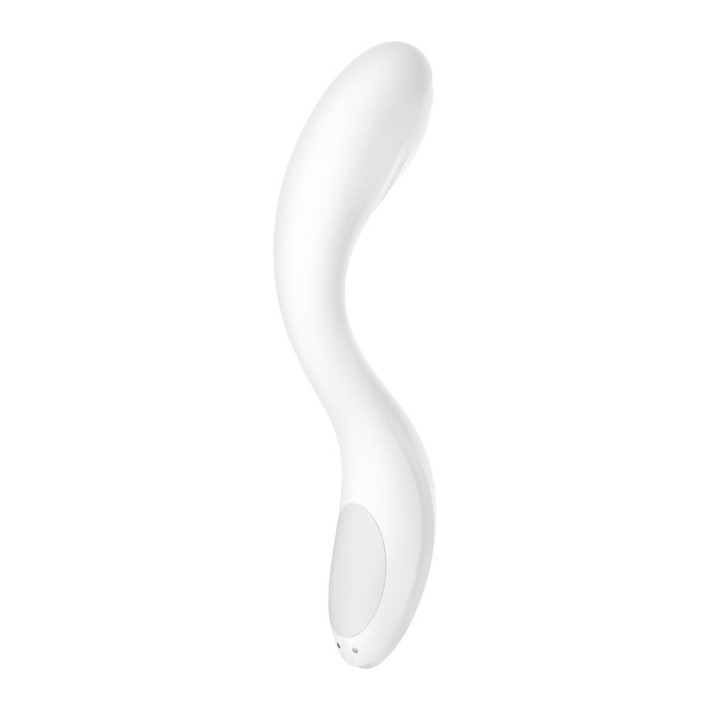 Vibrator Punctul G Rrrolling Pleasure, Alb, 22 Cm 3