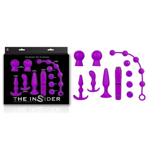 Cadouri Jucarii, Set Jucarii Erotice The Insider, Violet, 7 Buc., pasiune.ro