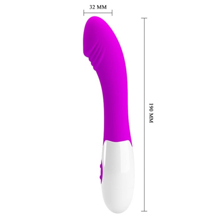 Vibrator Punctul G Elemental, Violet, 19 Cm 2