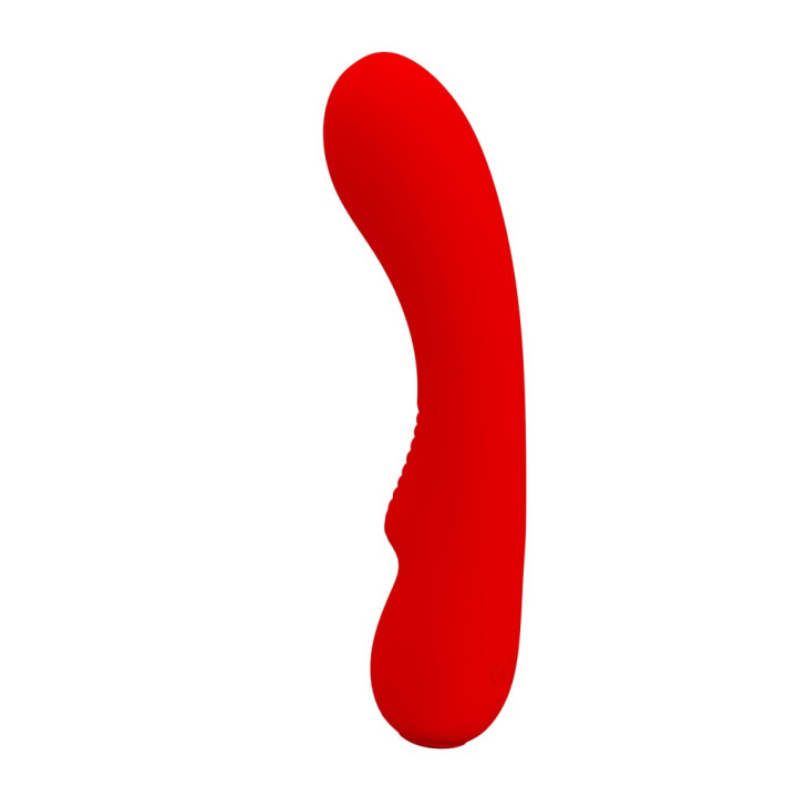 Vibrator Punctul G Matt, Rosu, 19 Cm 7