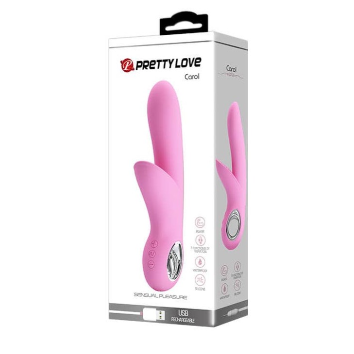 Vibrator Rabbit Carol, Roz, 19 Cm 4