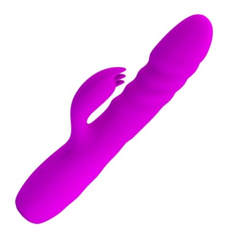 stimulator, Vibrator Rabbit Melanie, Violet, 20 Cm, pasiune.ro