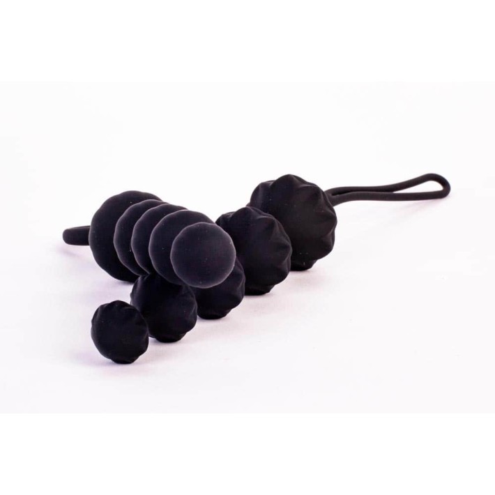 Set De 2 Dildouri Anale Cu Bile, Negru 6