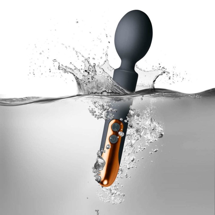 Vibrator Bagheta Oriel, Negru/aramiu, 23 Cm 4