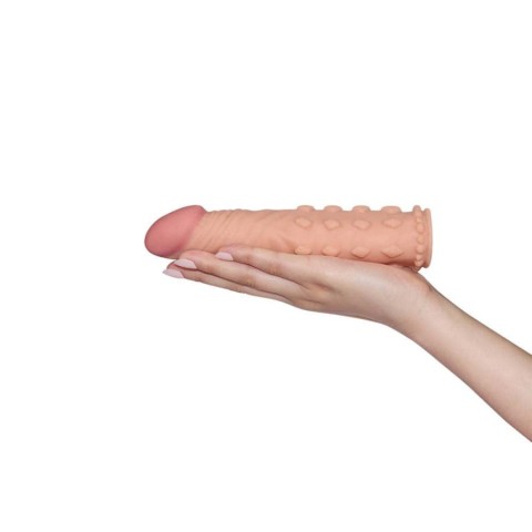 Lovetoy, Extensie/manson Penis Pleasure X-tender, Natural, +5 Cm, pasiune.ro