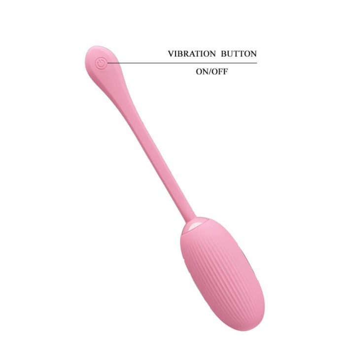 Ou Vibrator Doreen Electro Fun + App, Roz Pudrat, 19 Cm 5