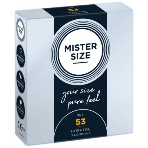 Pagina 3 - Prezervative, Mister Size 53 Mm Condoms 3 Pieces, pasiune.ro