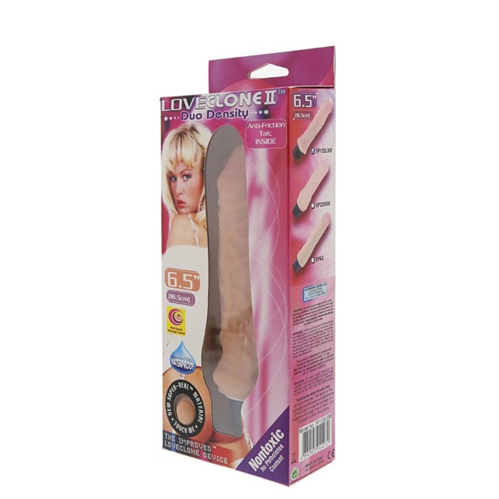 Vibrator Cyberskin Loveclone Ii, Natural, 16.5 Cm 2