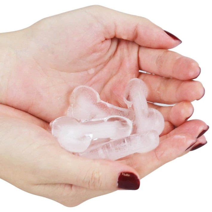 Tava Pentru Cuburi De Gheata In Forma De Penis, Roz 5