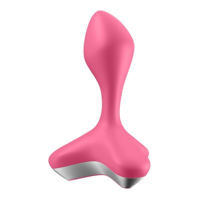 Dop Anal Cu Vibratii Game Changer, Roz, 11.5 Cm 3
