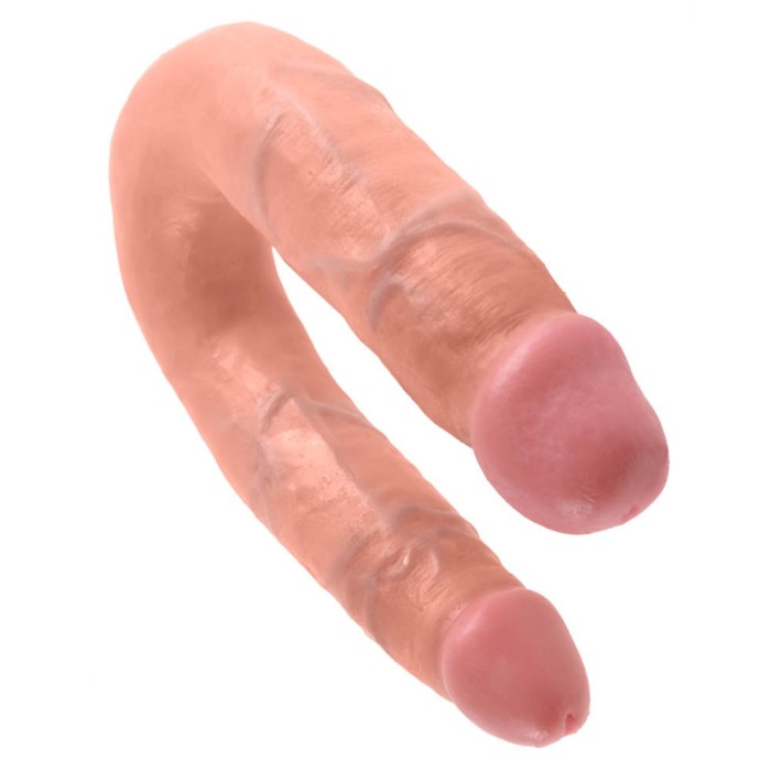 Dildo Dublu King Cock Medium, Natural, 34.5 Cm 7