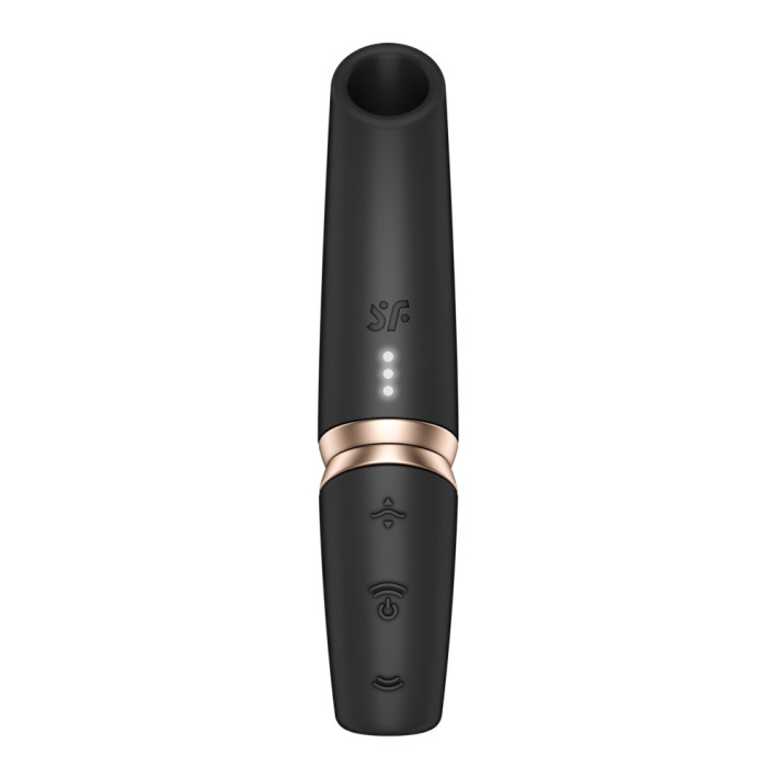 Stimulator Clitoridian Cu Air Pulse Perfect Kiss, Negru 5