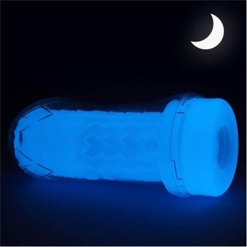 bed, Masturbator Fosforescent Lumino Play Ribbed, pasiune.ro