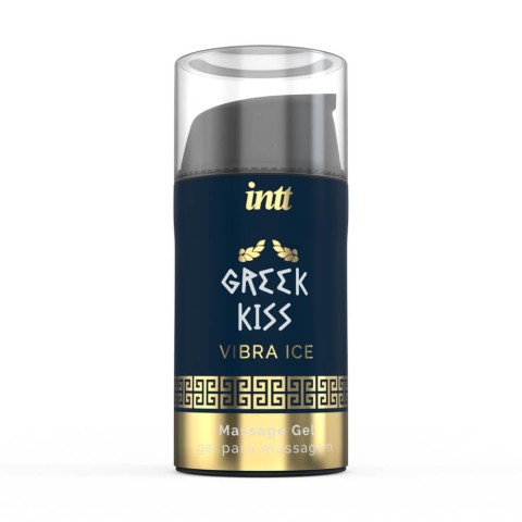 Lubrifiant Sex Anal, Gel Pentru Stimulare Anala Vibranta Si Racoritoare Greek Kiss, 15 Ml, pasiune.ro