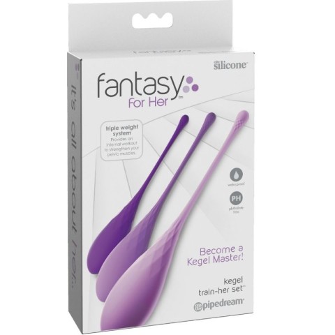 gel, Set Bile Vaginale Kegel Train-her, pasiune.ro