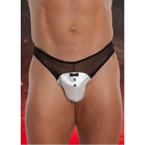 soft, Chiloti Fantezie Tanga, Alb, M/l, pasiune.ro