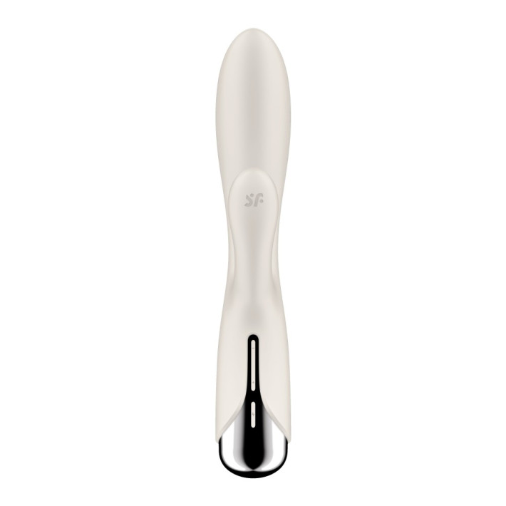 Vibrator Cu Rotatii Spinning Rabbit 1, Ivory, 20 Cm 6