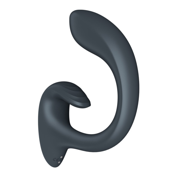 Vibrator Special G For Goddess 1, Cenusiu Inchis, 18.5 Cm 4