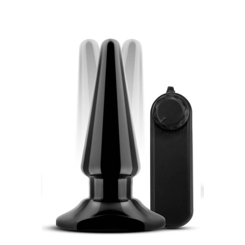 vibrator, Vibrator Anal Adventures Anal Pleaser, Negru, 10 Cm, pasiune.ro