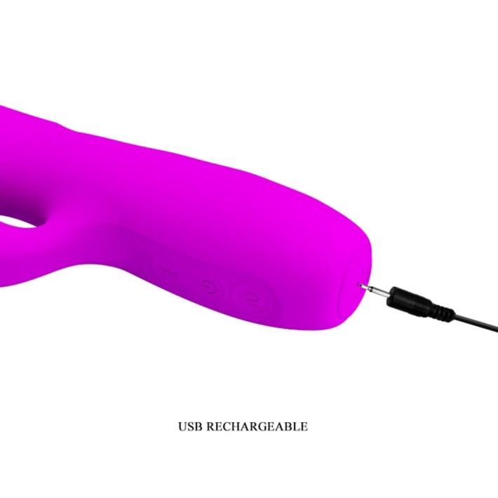 Vibrator Rabbit Melanie, Violet, 20 Cm 7