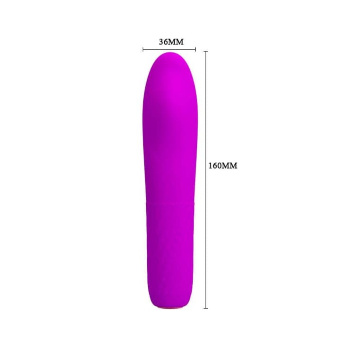 Vibrator Burke, Violet, 16 Cm 2