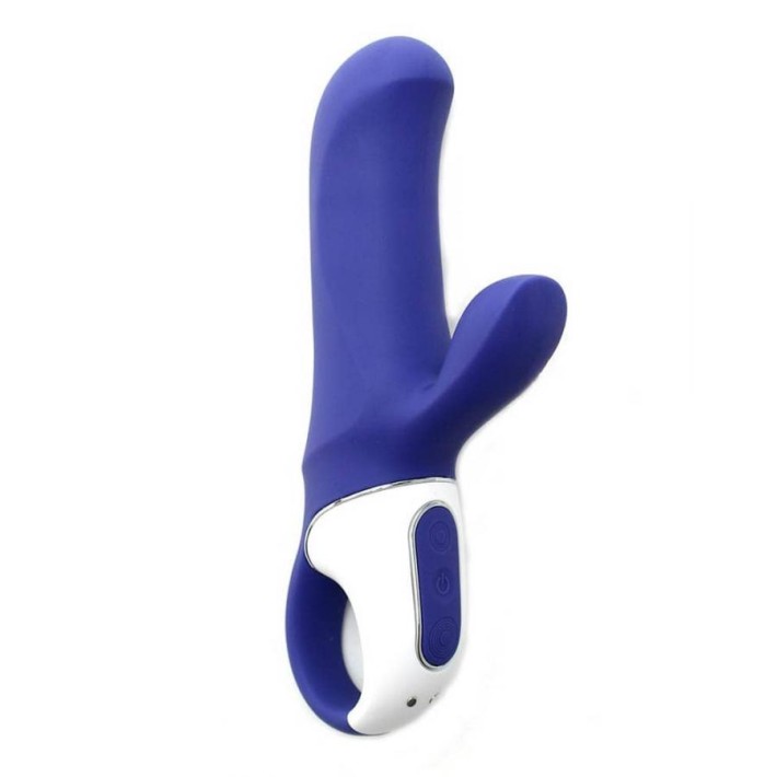 Vibrator Magic Bunny, Albastru, 17.5 Cm 2