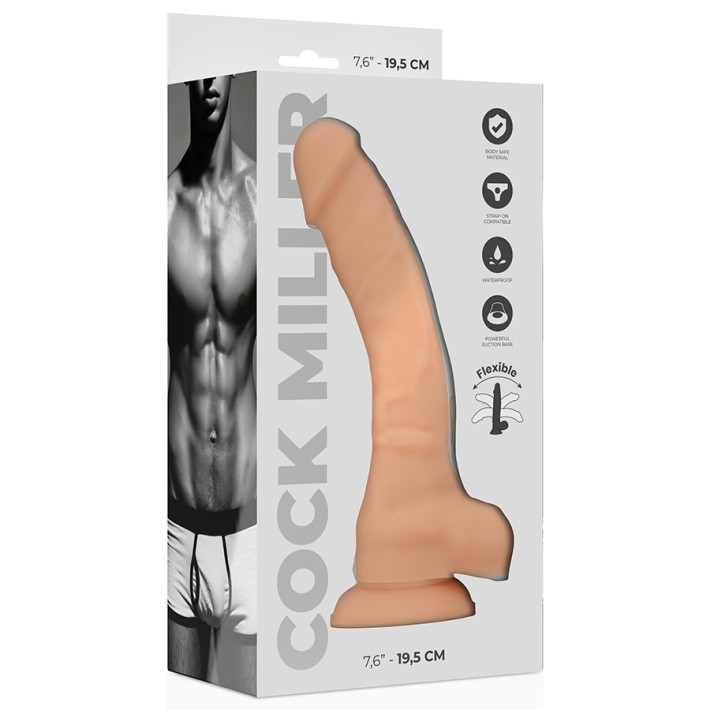 Dildo Realistic Flexibil Cock Miller 19,5 Cm 6