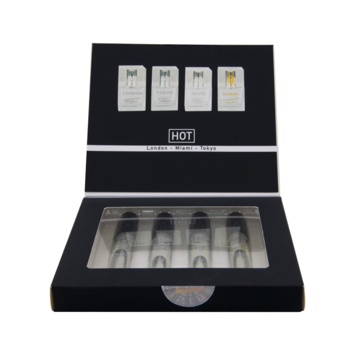 Hot Pheromone Perfume Tester-box Lmtd Men - 4x5ml 3