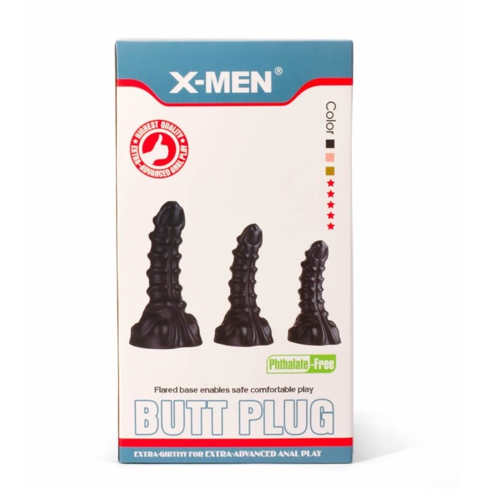 Dop Anal Monster Plug 3 M, Negru, 24 Cm 8