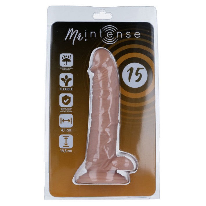Dildo Realistic Mr Intense 15, 19.5-4.1 Cm 4