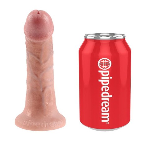 Strap On Simplu, Ham Strap-on Cu Dildo King Cock, Natural, 15 Cm, pasiune.ro