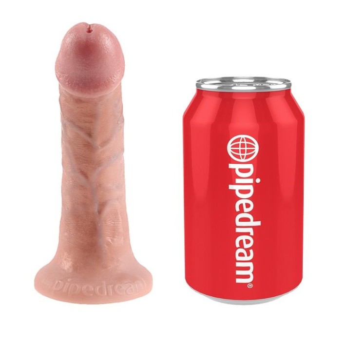 Ham Strap-on Cu Dildo King Cock, Natural, 15 Cm 2