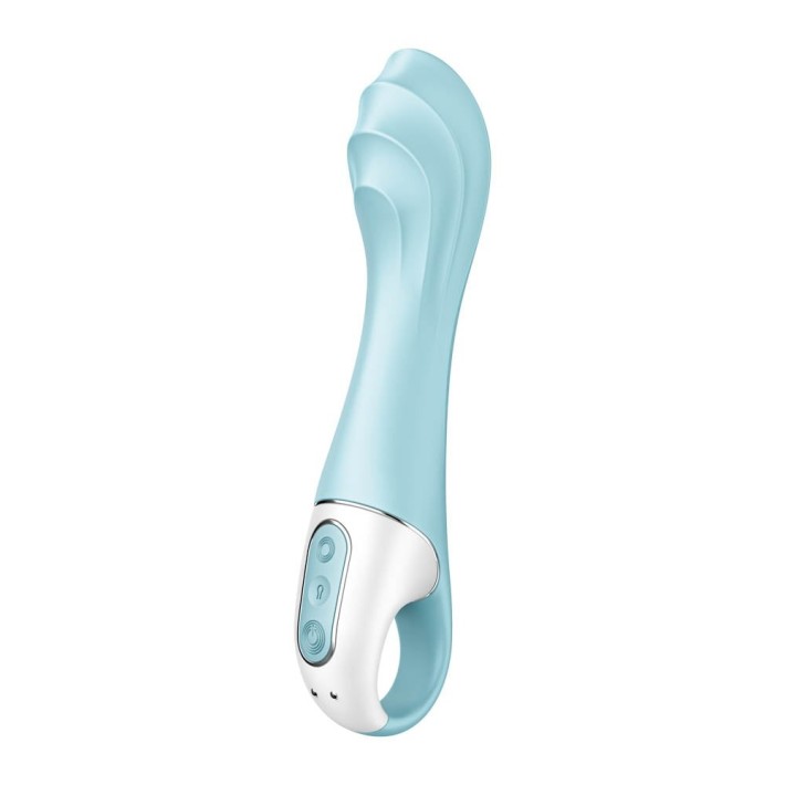 Vibrator Gonflabil Air Pump 5+, Turcoaz, 20.5 Cm 2