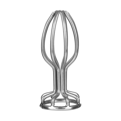 metalic, Dop Anal Stainless Anal Plug M, Metalic, 8 Cm, pasiune.ro