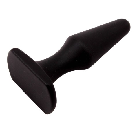 Chisa Novelties, Dop Anal Mont M Silicone, Negru, 10 Cm, pasiune.ro