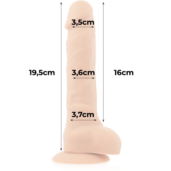 Dildo Realistic Flexibil Cock Miller 19,5 Cm 4