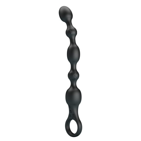 Vibratoare Anale, Bile Anale Cu Vibratii Van, Negru, 24 Cm, pasiune.ro