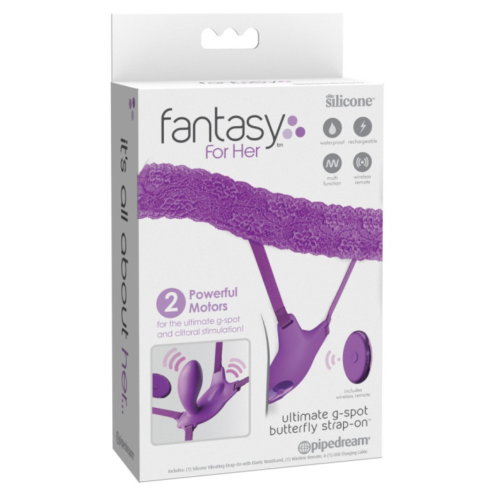 Ultimate G-spot Butterfly Strap-on Purple 4