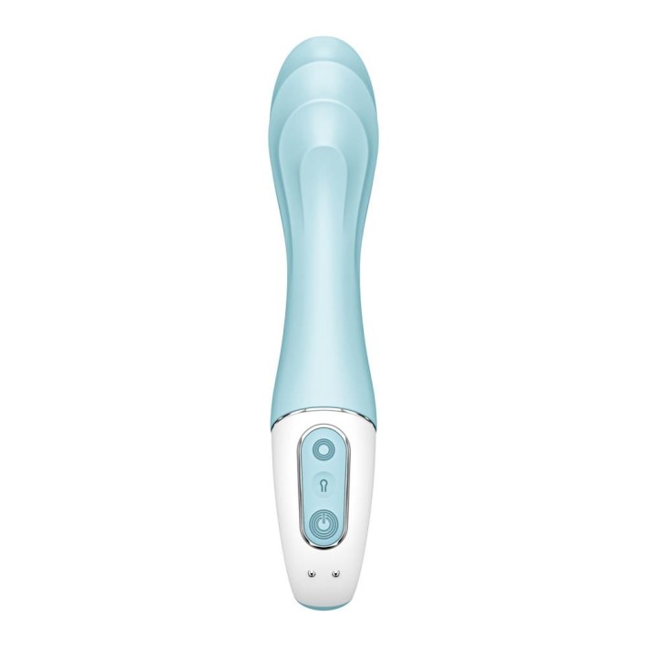 Vibrator Gonflabil Air Pump 5+, Turcoaz, 20.5 Cm 6